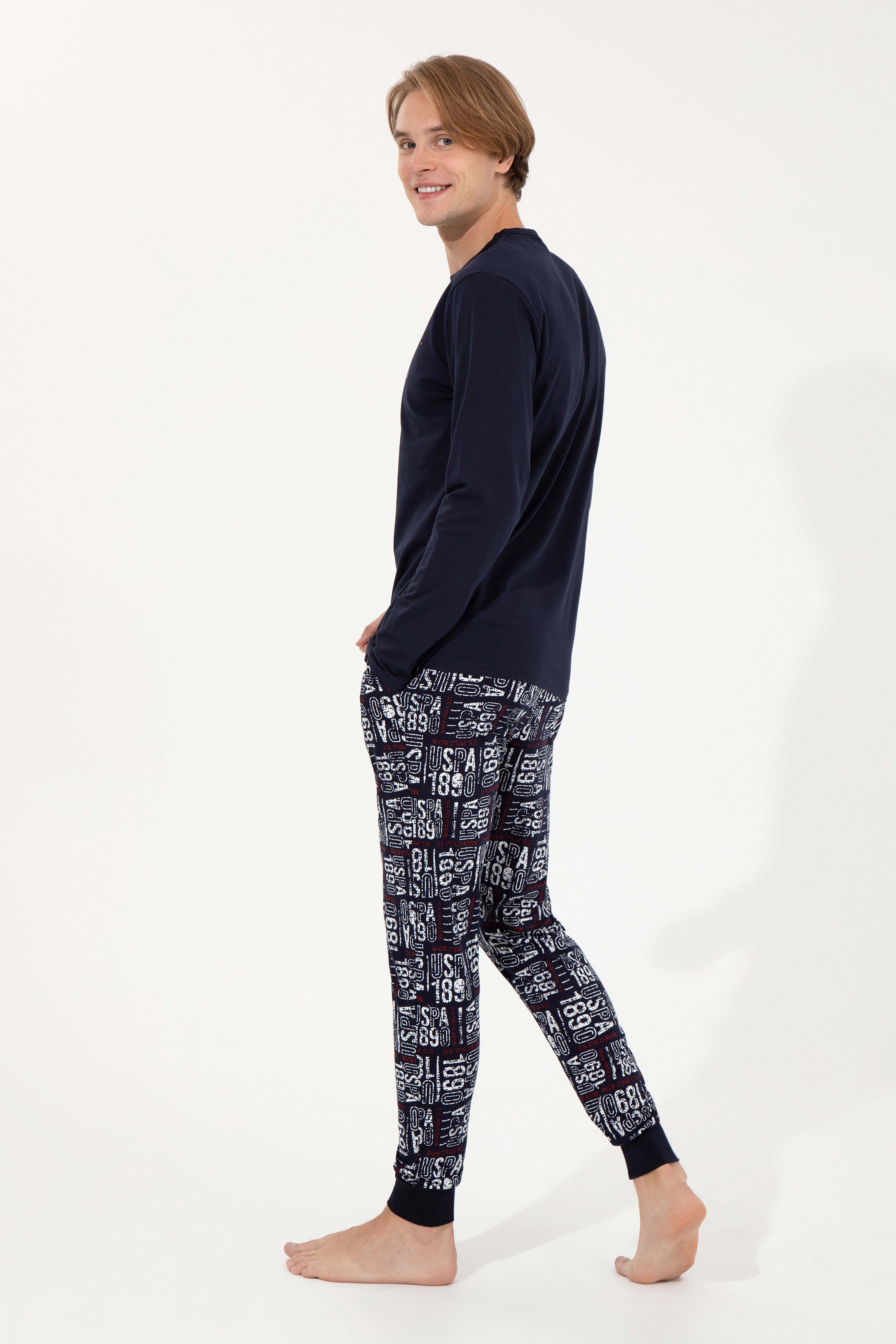 Erkek Lacivert Pijama Takımı - Image 3