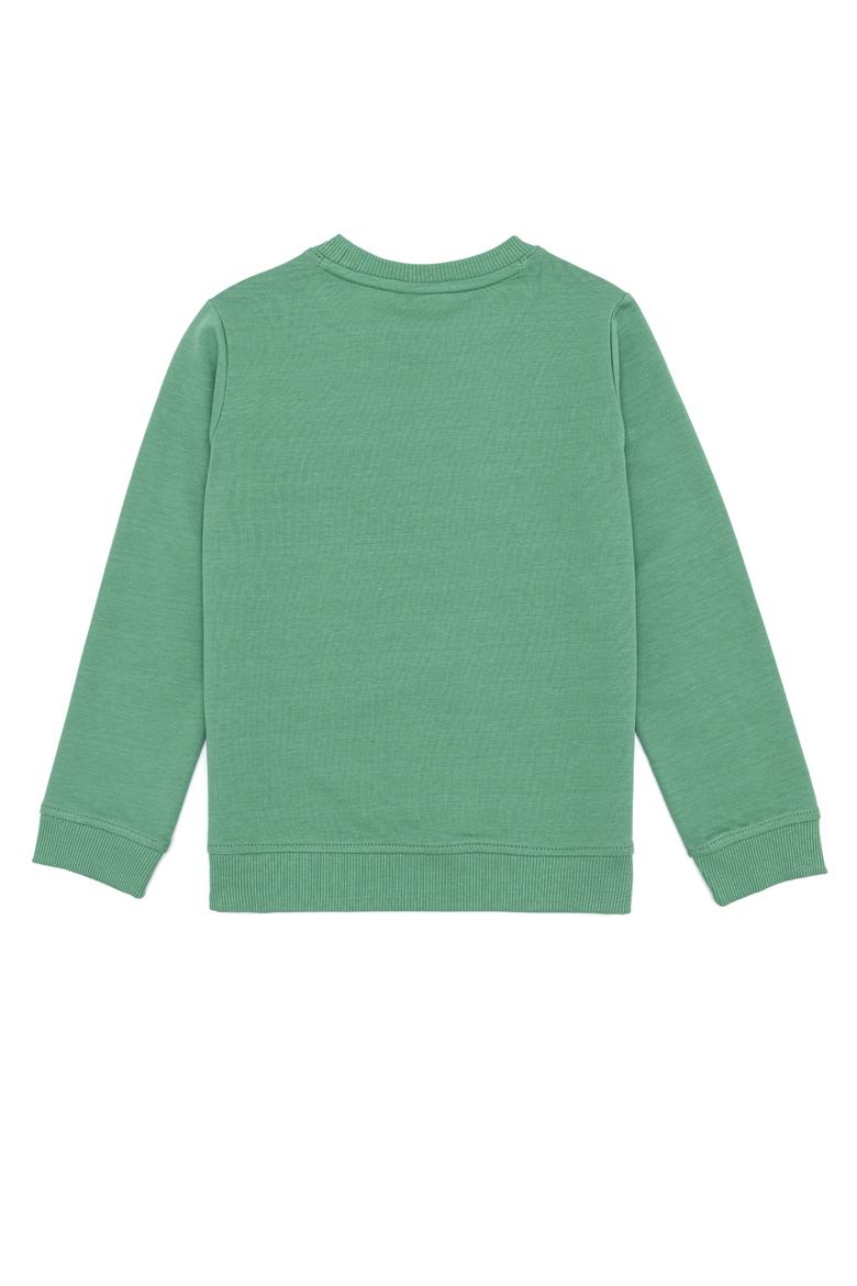 Çocuk Yeşil Basic Sweatshirt - 50260644076