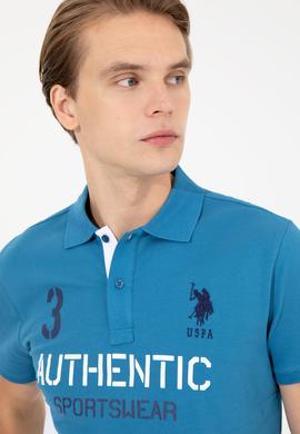 Erkek Petrol Polo Yaka Tişört - 50247717028