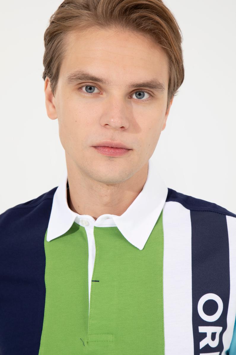 Erkek Lacivert Polo Yaka Tişört