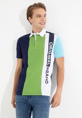 Erkek Lacivert Polo Yaka Tişört - 50249137009