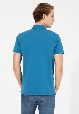 Erkek Petrol Polo Yaka Tişört - 50247717028