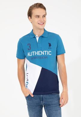 Erkek Petrol Polo Yaka Tişört - 50247717028