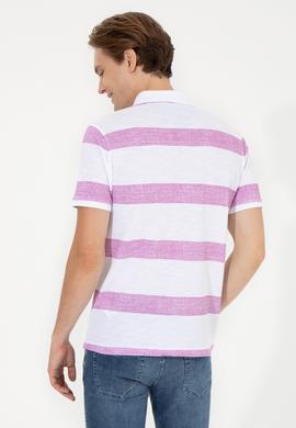 Erkek Menekşe Polo Yaka Tişört - 50249170018