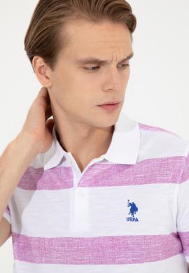 Erkek Menekşe Polo Yaka Tişört - 50249170018