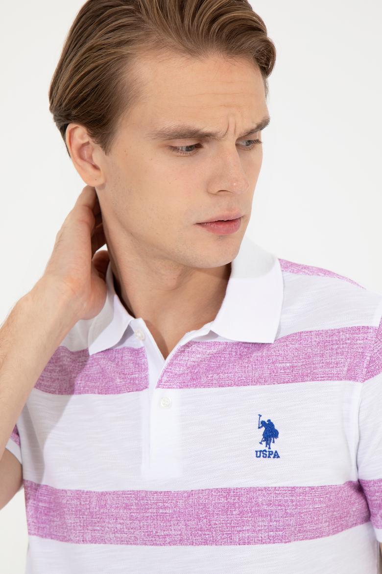 Erkek Menekşe Polo Yaka Tişört - 50249170018