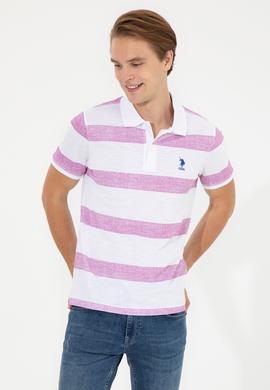Erkek Menekşe Polo Yaka Tişört - 50249170018