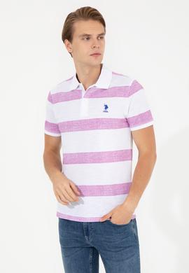 Erkek Menekşe Polo Yaka Tişört - 50249170018