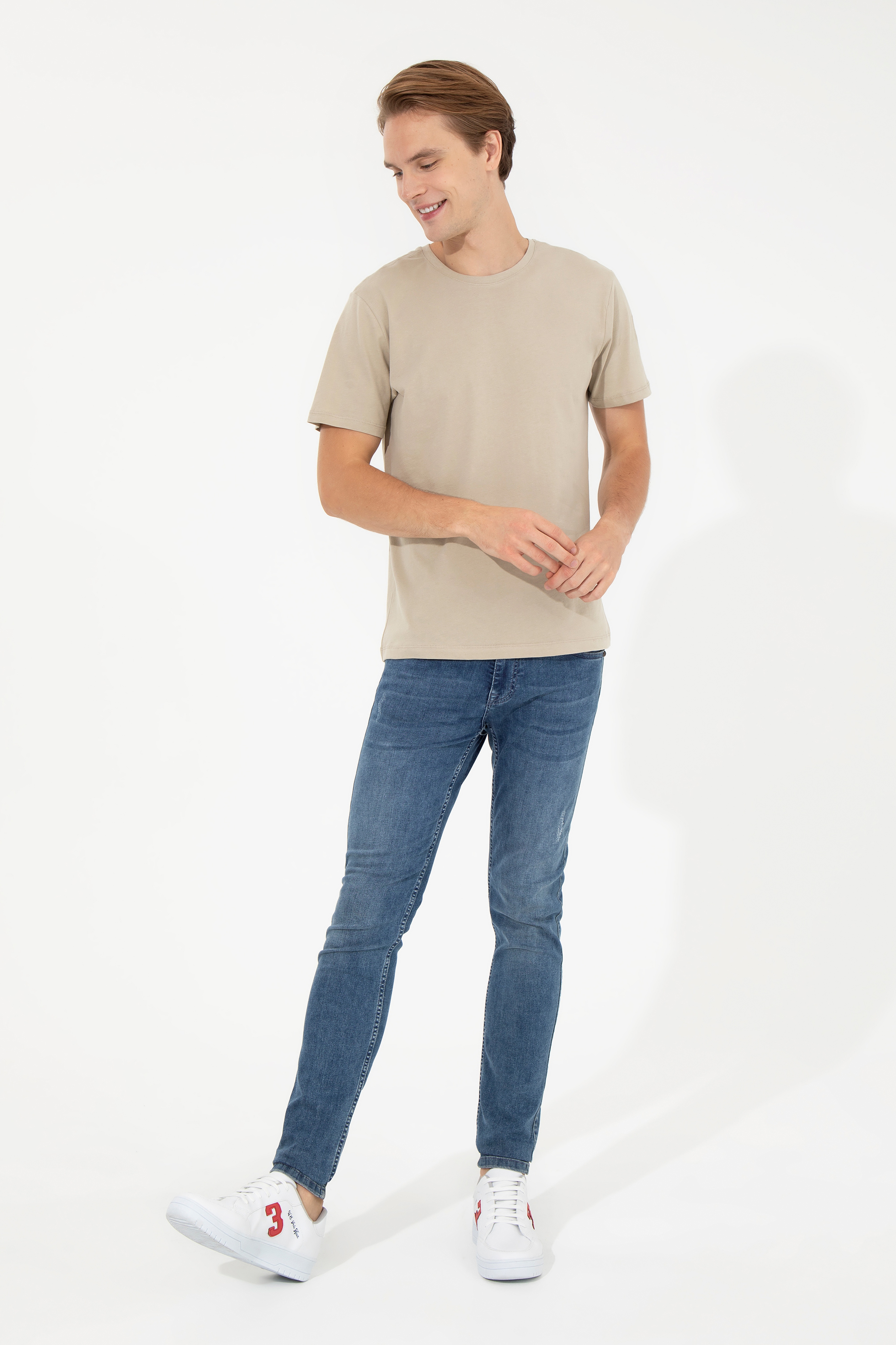 Erkek Haki T-Shirt - Image 3