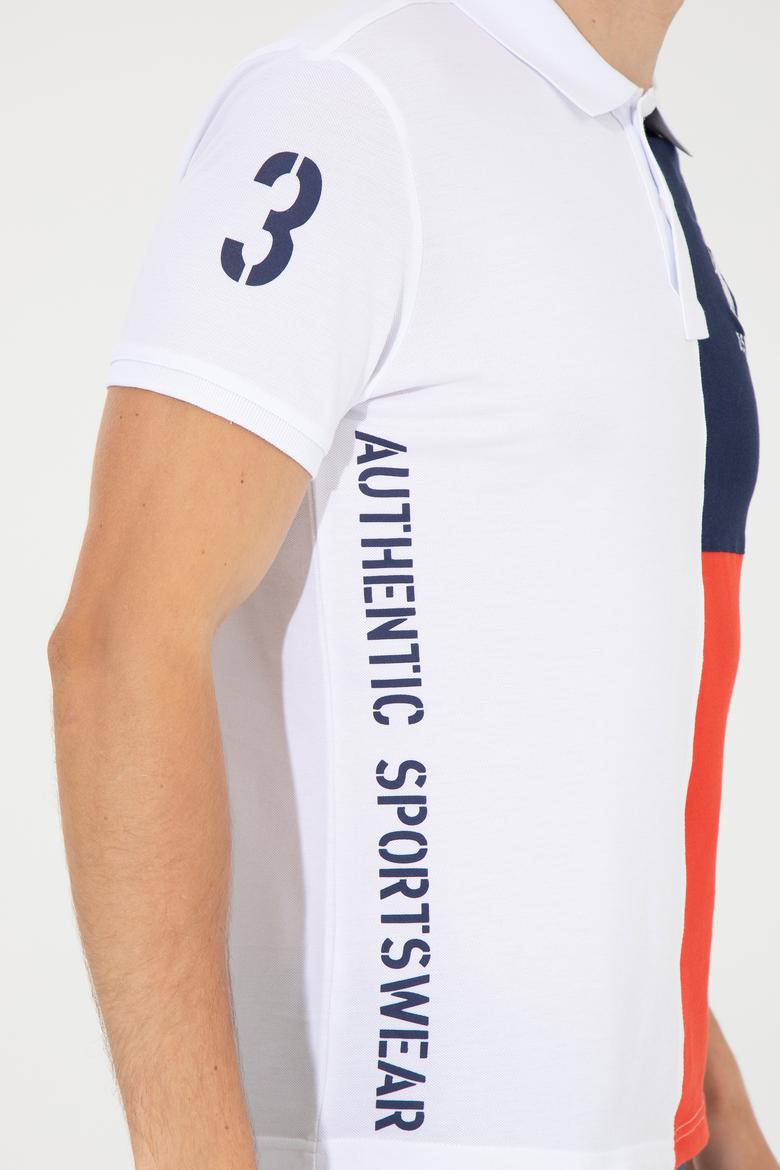 Erkek Beyaz Polo Yaka Tişört - 50249164009