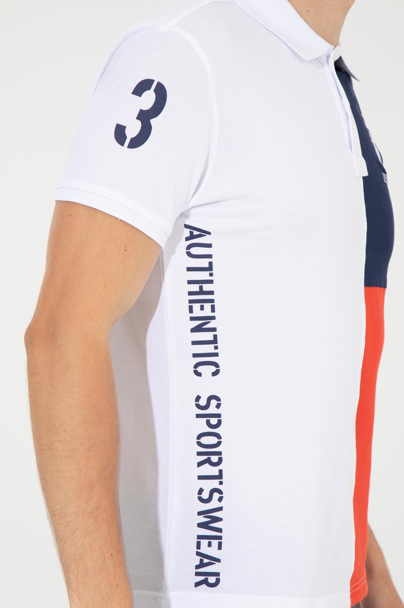 Erkek Beyaz Polo Yaka Tişört