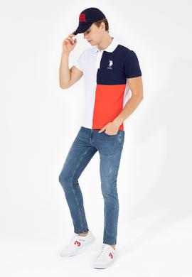 Erkek Beyaz Polo Yaka Tişört - 50249164009