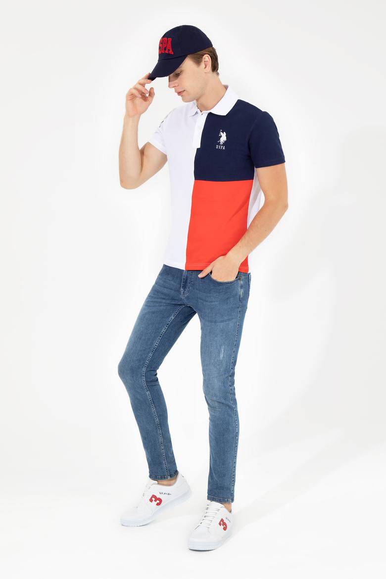 Erkek Beyaz Polo Yaka Tişört - 50249164009