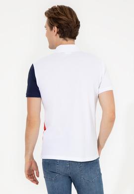 Erkek Beyaz Polo Yaka Tişört - 50249164009