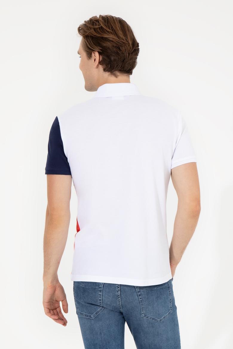 Erkek Beyaz Polo Yaka Tişört - 50249164009