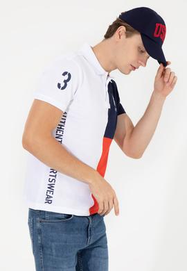 Erkek Beyaz Polo Yaka Tişört - 50249164009