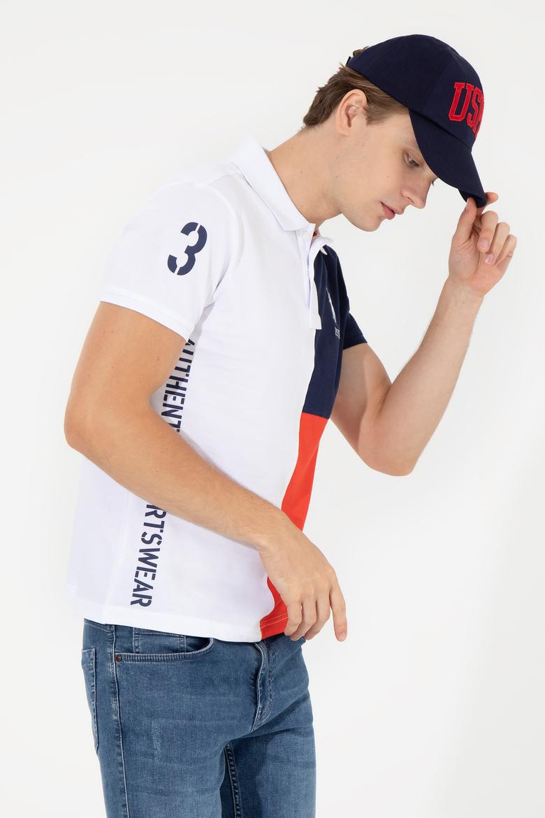 Erkek Beyaz Polo Yaka Tişört - 50249164009