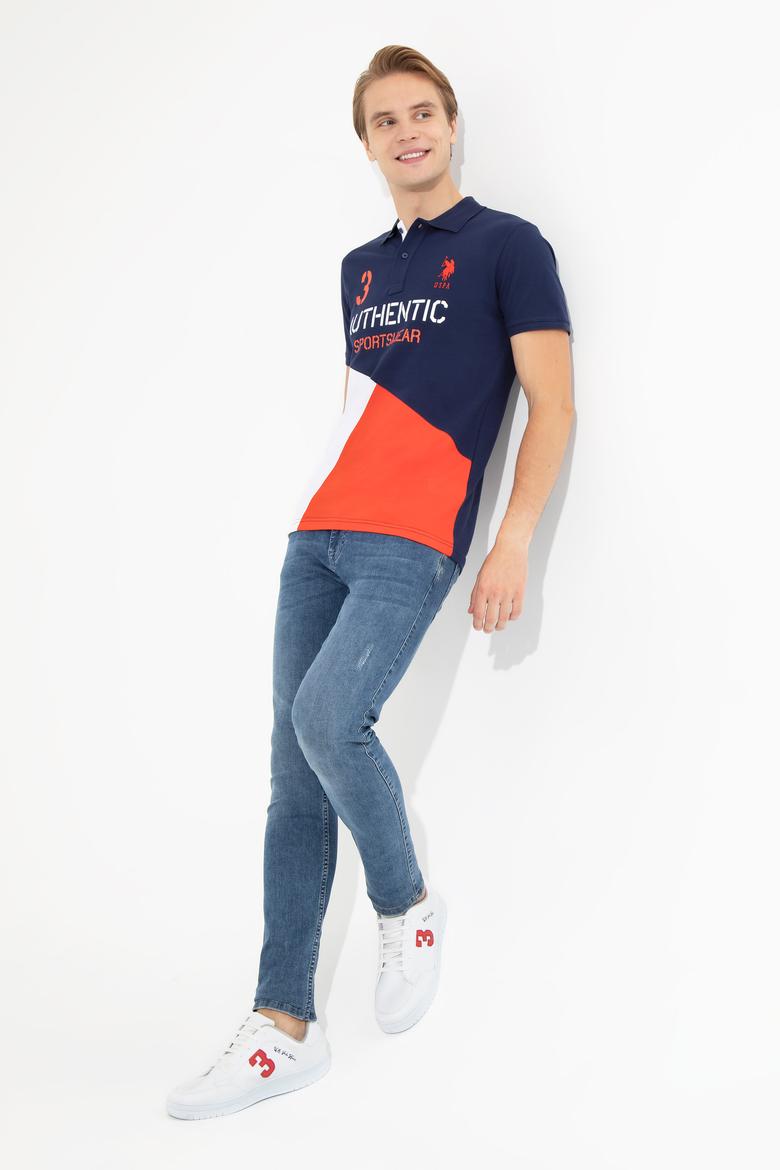 Erkek Lacivert Polo Yaka Tişört - 50247717010