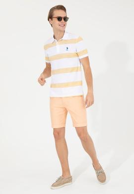 Erkek Safran Polo Yaka Tişört - 50249170026