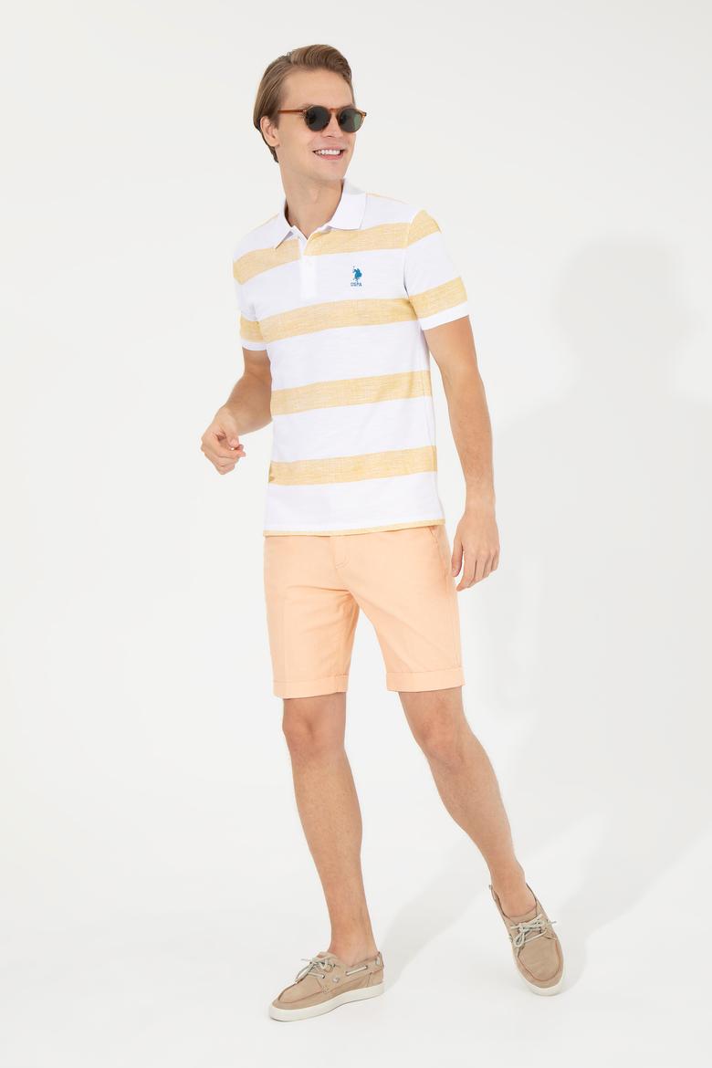 Erkek Safran Polo Yaka Tişört - 50249170026