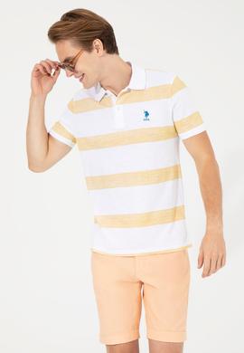 Erkek Safran Polo Yaka Tişört - 50249170026