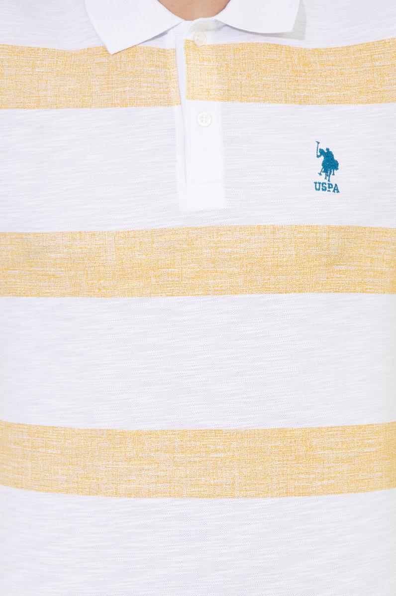 Erkek Safran Polo Yaka Tişört