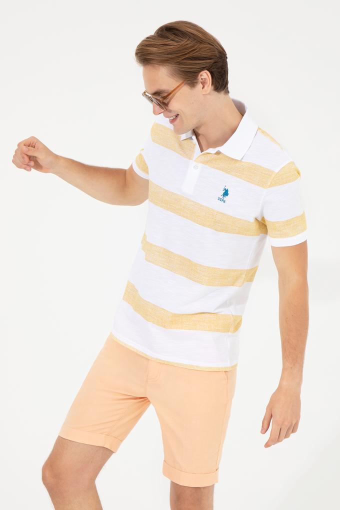 Erkek Safran Polo Yaka Tişört