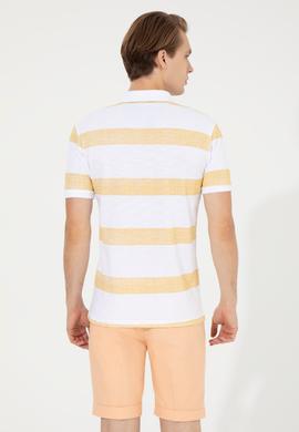 Erkek Safran Polo Yaka Tişört - 50249170026