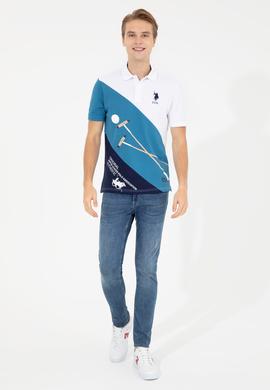 Erkek Petrol Polo Yaka Tişört - 50249180010