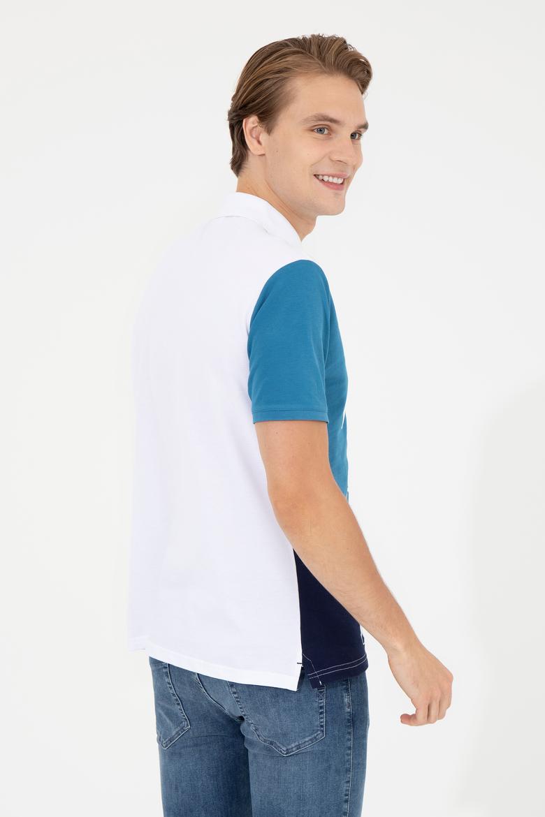 Erkek Petrol Polo Yaka Tişört - 50249180010