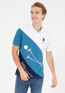 Erkek Petrol Polo Yaka Tişört - 50249180010