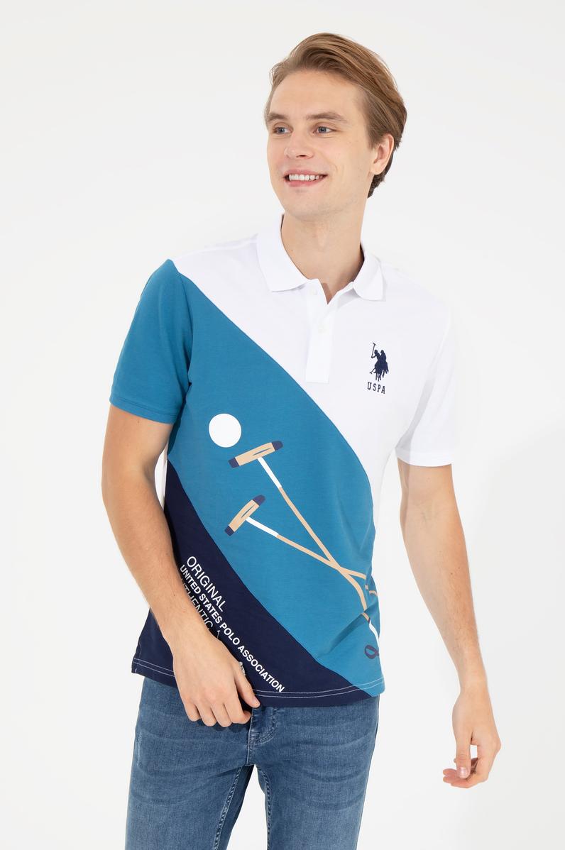 Erkek Petrol Polo Yaka Tişört