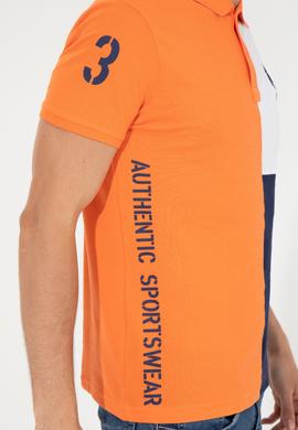 Erkek Turuncu Polo Yaka Tişört - 50249164029