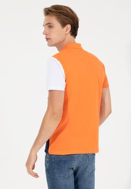 Erkek Turuncu Polo Yaka Tişört - 50249164029