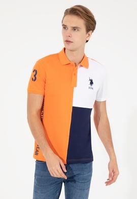 Erkek Turuncu Polo Yaka Tişört - 50249164029