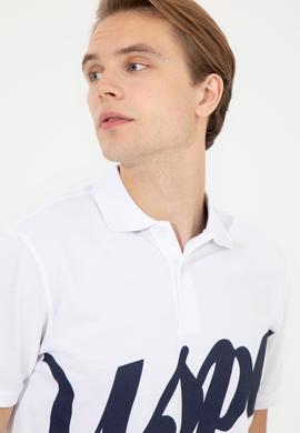 Erkek Beyaz Polo Yaka Tişört - 50249138009