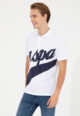 Erkek Beyaz Polo Yaka Tişört - 50249138009