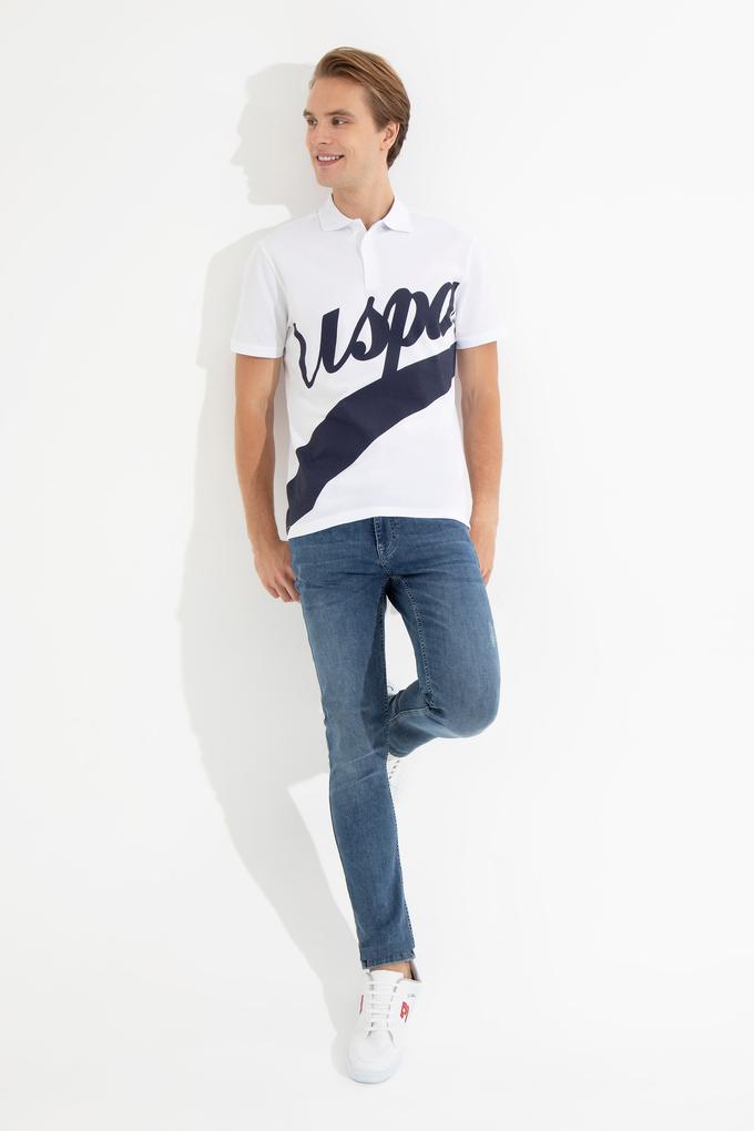 Erkek Beyaz Polo Yaka Tişört