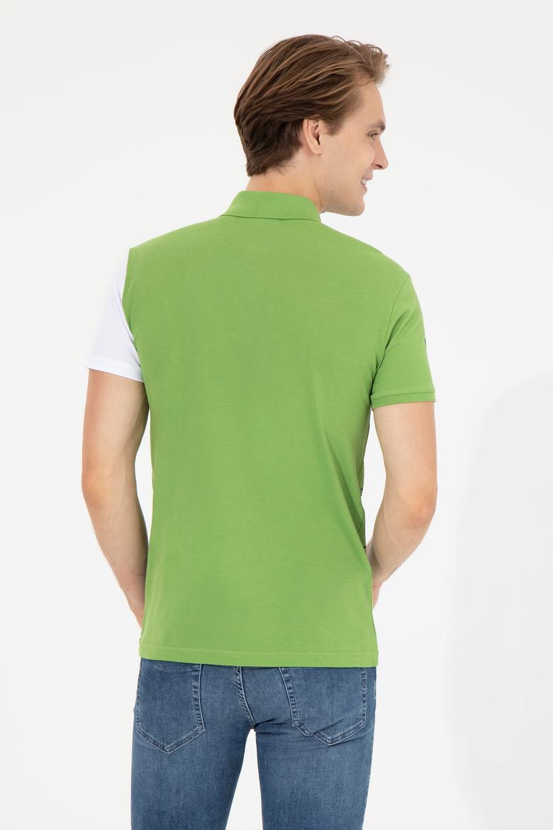 Erkek Elma Yeşili Polo Yaka Tişört - 50249164019