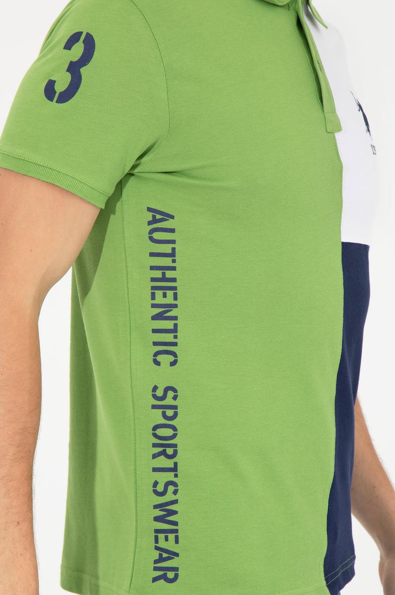 Erkek Elma Yeşili Polo Yaka Tişört