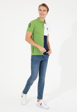 Erkek Elma Yeşili Polo Yaka Tişört - 50249164019