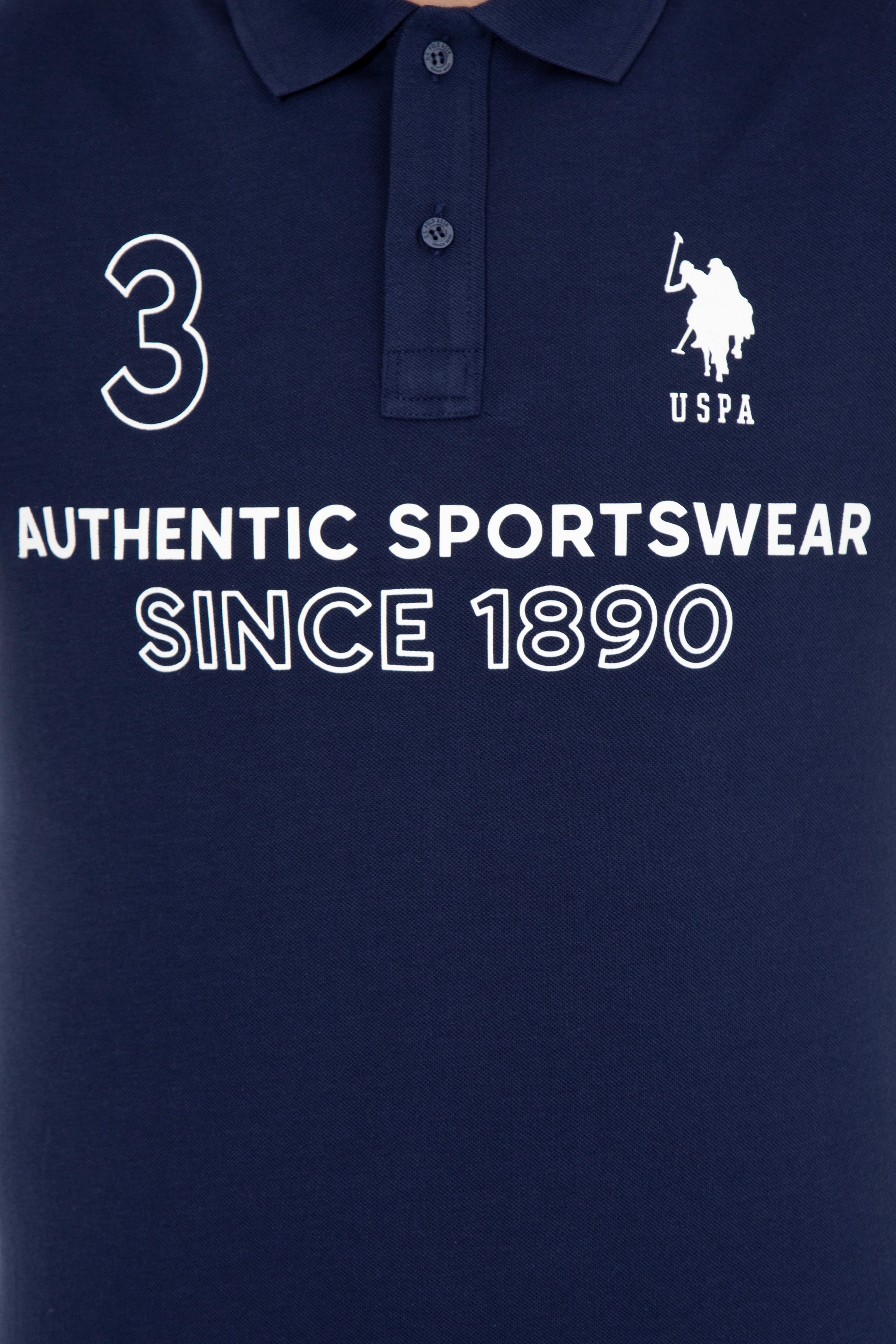 Erkek Lacivert Polo Yaka Tişört - Image 6
