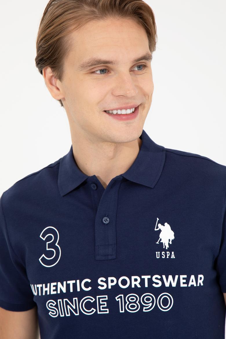 Erkek Lacivert Polo Yaka Tişört