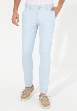 Erkek Açık Mavi Kanvas Pantolon - 50246099046
