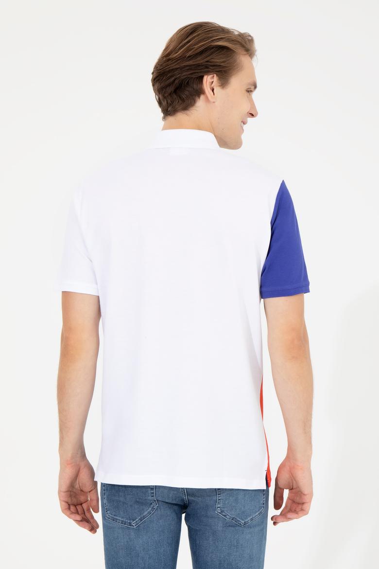 Erkek Mavi Polo Yaka Tişört - 50249180020