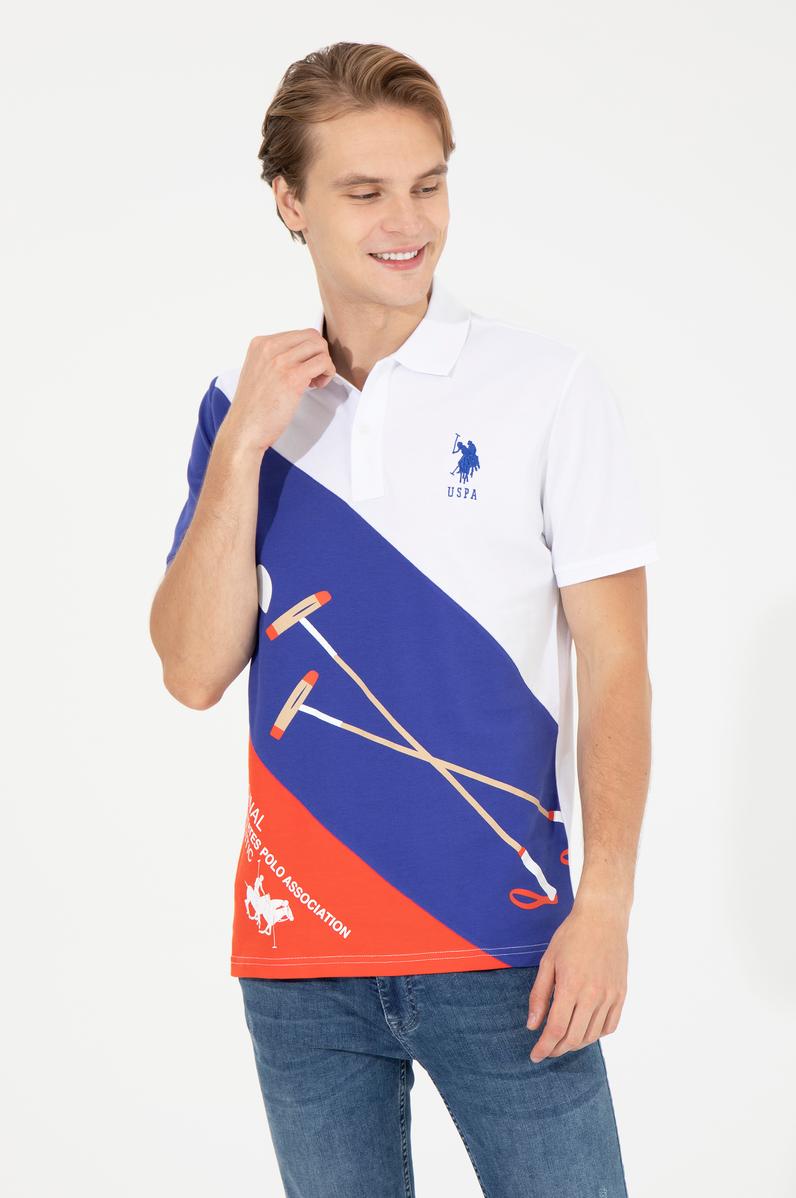 Erkek Mavi Polo Yaka Tişört