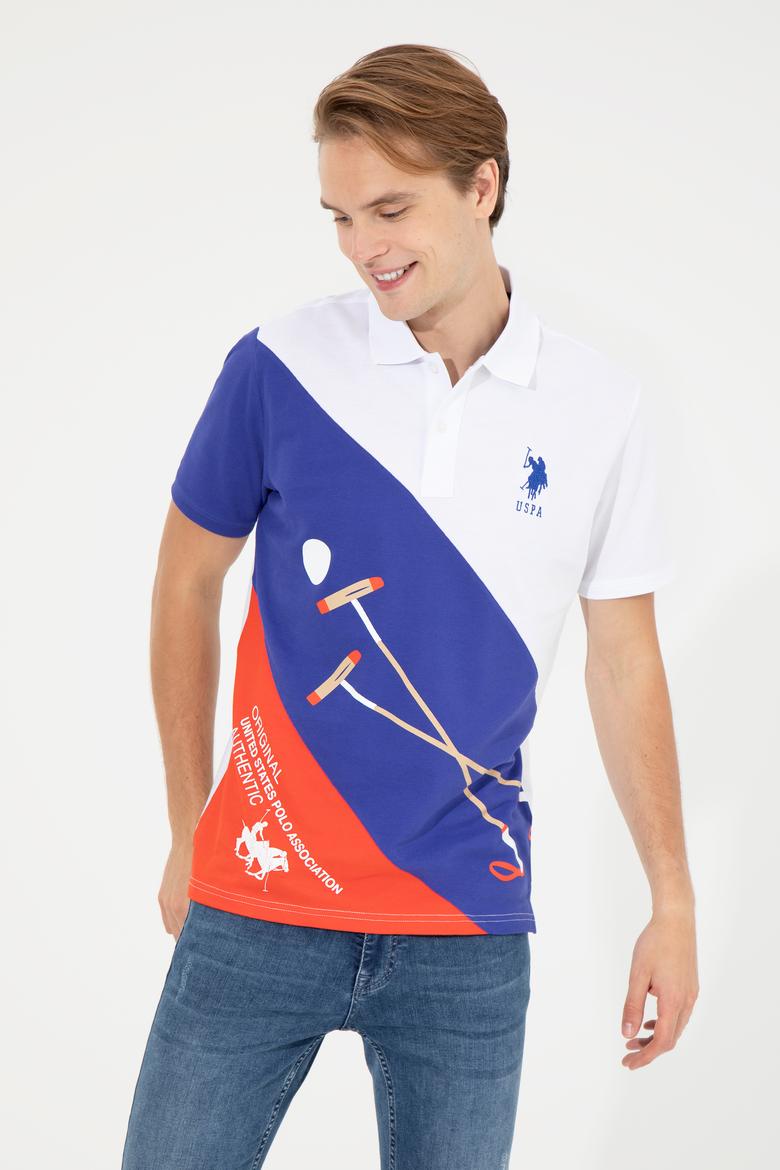 Erkek Mavi Polo Yaka Tişört - 50249180020