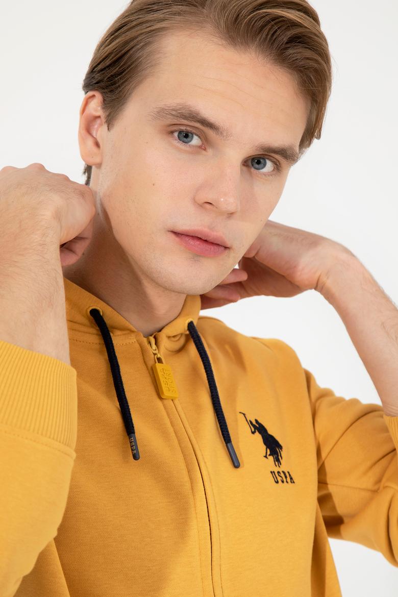 Erkek Safran Örme Hırka