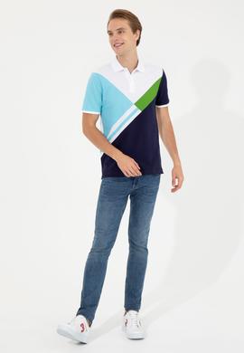 Erkek Lacivert Polo Yaka Tişört - 50249135007