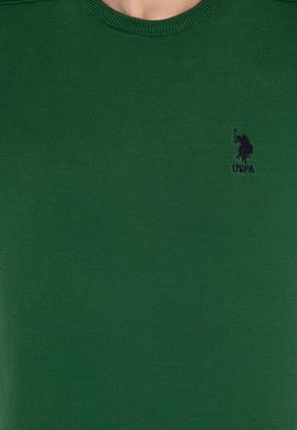 Erkek Yeşil Basic Kazak - 50251885038